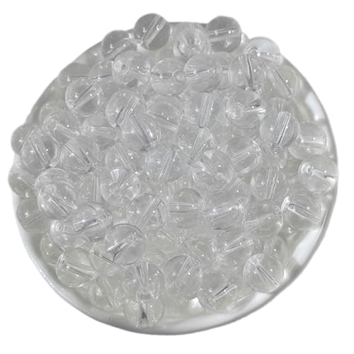 100 Stück 8 mm klare Glasperlen, zur Herstellung von Armbändern, zur Schmuckherstellung, Projekte, Glasperlen 100 Stück 8 mm klare Glasperlen, zur Herstellung von Armbändern, zur Schmuckherstellung, Projekte, Glasperlen von jiingekk