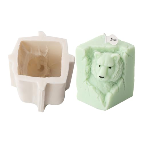 3D-Tier-Silikonformen, 3D-Seifenharz, Epoxidharz, temperaturbeständig, Heimdekoration von jiingekk