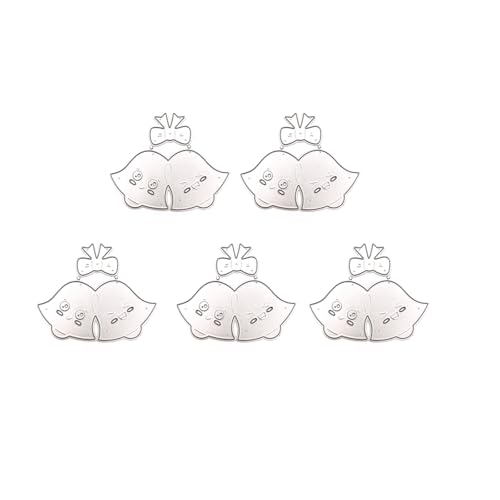 5 Stück Weihnachtsglocken Stanzformen Weihnachten Stanzformen Metall Prägungen Schablonen für Fotokartenherstellung Dekorationen 5 Stück Weihnachtsglocken Stanzformen Weihnachten Stanzformen Metall Prägungen Schablonen für Fotokartenherstellung Dekorationen von jiingekk