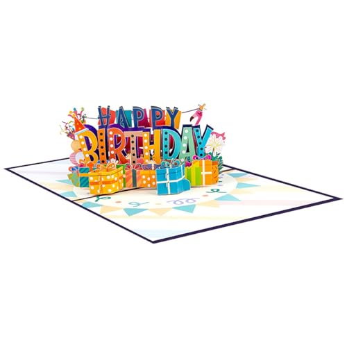Charm-Popup-Flamingo-Karten für Geburtstage, handgefertigte Grüße mit platzsparenden Designs für persönliche Nachrichten von jiingekk