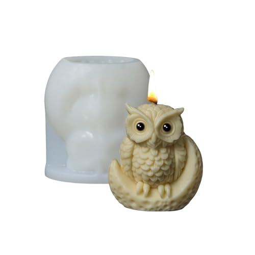 Eulen-Tischornament-Form, Tiermotiv, Seife, Epoxidharz für Schmuckherstellung und Handarbeit Eulen-Tischornament-Form, Tiermotiv, Seife, Epoxidharz für Schmuckherstellung und Handarbeit von jiingekk