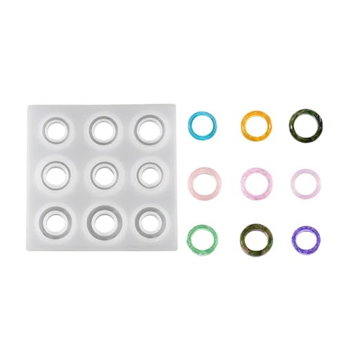 Flexible Silikonform für Vollplattenringe, Epoxidharz, Schmuckwerkzeug, einzigartiges Zubehör von jiingekk