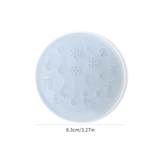 Flexibles Silikon-Weihnachts-Schneeflocken-Bastelwerkzeug für Harzschmuckherstellung und Urlaubsprojekte, Schneeflocken-Anhänger Flexibles Silikon-Weihnachts-Schneeflocken-Bastelwerkzeug für Harzschmuckherstellung und Urlaubsprojekte, Schneeflocken-Anhänger von jiingekk