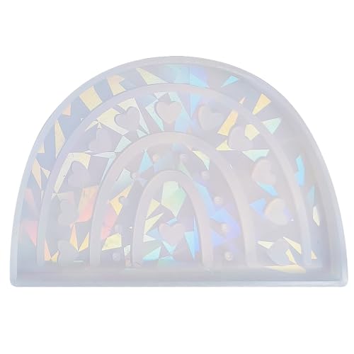 Holographische Silikonform für Kerzenhalter, Zubehör, halbrunde Form, Dekorationen von jiingekk