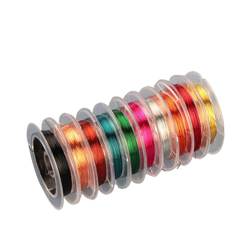 Kupfer-Schmuckdraht, 0,3 - 0,38 mm, Schmuckdraht, anlaufgeschützt, blanker Stahl, künstlerisches Handwerk, Wickelrolle von jiingekk