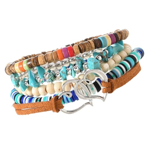 Natürliche Kokosnussschalen-Perle mit türkisem Akzent für Frauen, Schmuck, Handgelenk-Accessoires, Holzperlen mit türkisem Akzent Natürliche Kokosnussschalen-Perle mit türkisem Akzent für Frauen, Schmuck, Handgelenk-Accessoires, Holzperlen mit türkisem Akzent von jiingekk