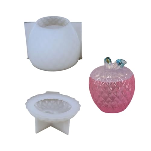 Obst-Silikonharz-Glasform, Bastelzubehör für hausgemachte Schmuckschatullen und dekorative Behälter, Silikon-Bastelform Obst-Silikonharz-Glasform, Bastelzubehör für hausgemachte Schmuckschatullen und dekorative Behälter, Silikon-Bastelform von jiingekk