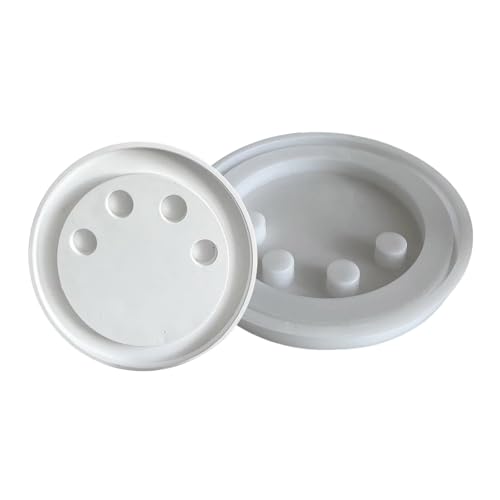 Runde flexible Silikonform für Epoxidharz-Gieße, stabiler Betonhalter, Bastelbedarf, Formen für den täglichen Gebrauch Runde flexible Silikonform für Epoxidharz-Gieße, stabiler Betonhalter, Bastelbedarf, Formen für den täglichen Gebrauch von jiingekk
