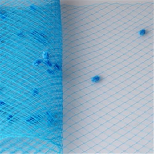 Weiche Netzbesätze aus Stoff für Fascinator, Hutdekoration, 101,6 cm, dekoratives Handwerk für Kopfbedeckung von jiingekk