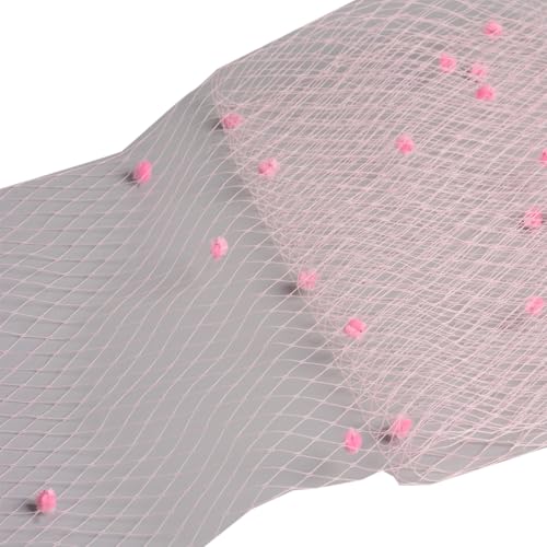 Weiche Netzbesätze aus Stoff für Fascinator, Hutdekoration, 101,6 cm, dekoratives Handwerk für Kopfbedeckung von jiingekk