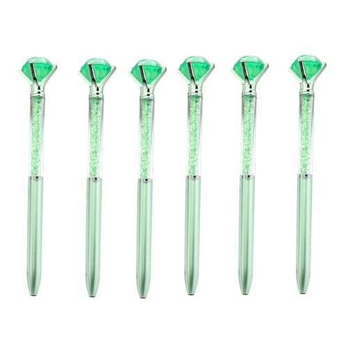 jiingekk 6 große Kristall-Kugelschreiber für Damen, Stift für Büro, Strumpffüller, Dekoration jiingekk 6 große Kristall-Kugelschreiber für Damen, Stift für Büro, Strumpffüller, Dekoration von jiingekk