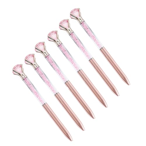 jiingekk 6 große Kristall-Kugelschreiber für Damen, Stift für Büro, Strumpffüller, Dekoration jiingekk 6 große Kristall-Kugelschreiber für Damen, Stift für Büro, Strumpffüller, Dekoration von jiingekk