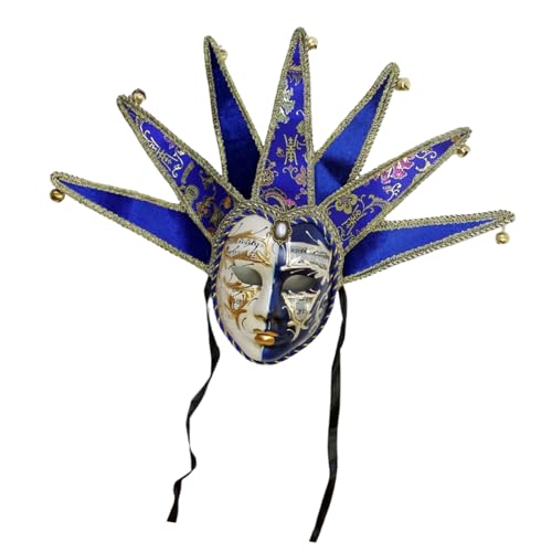 jiingekk Maskerade Gesicht Halloween Vollgesichtsmaskerade Vollgesichtskostüm Zubehör für Halloween Karneval von jiingekk