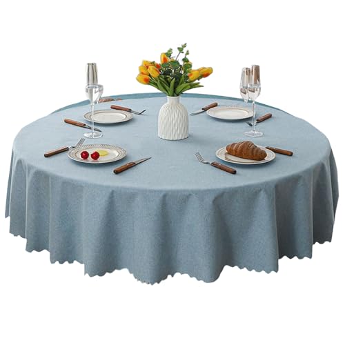 jiingekk Tischdecke für Camping und Partys, runde Tischdecke, schmutzabweisend, Tischdecke für Hochzeiten jiingekk Tischdecke für Camping und Partys, runde Tischdecke, schmutzabweisend, Tischdecke für Hochzeiten von jiingekk