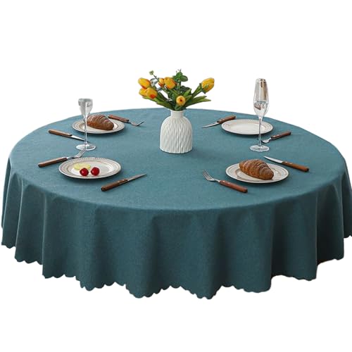 jiingekk Tischdecke für Camping und Partys, runde Tischdecke, schmutzabweisend, Tischdecke für Hochzeiten jiingekk Tischdecke für Camping und Partys, runde Tischdecke, schmutzabweisend, Tischdecke für Hochzeiten von jiingekk