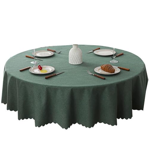 jiingekk Tischdecke für Camping und Partys, runde Tischdecke, schmutzabweisend, Tischdecke für Hochzeiten jiingekk Tischdecke für Camping und Partys, runde Tischdecke, schmutzabweisend, Tischdecke für Hochzeiten von jiingekk