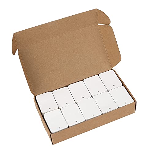 jijAcraft Preisschilder Anhänger Kärtchen Etiketten 35mm*50mm, für Kunsthandwerk Partygeschenke, 1000 Stück, Weiß von jijAcraft