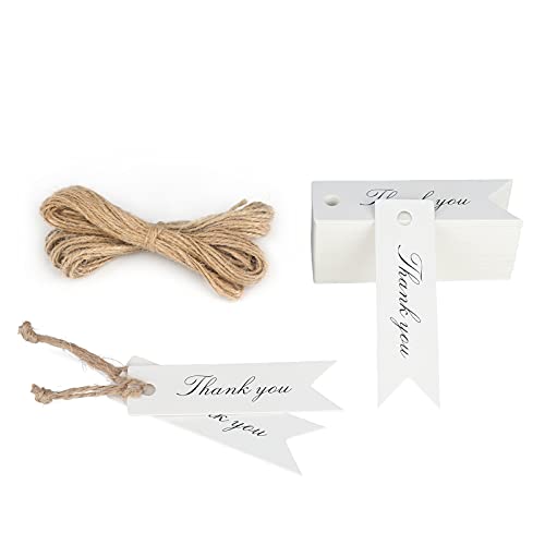 Thank You Kraftpapier Anhänger Kleine Etiketten 7 * 2cm, 100stk. mit Jute Schnur, für Hochzeitsgeschenke Weihnachtsgeschenke Partygeschenke Thank You Kraftpapier Anhänger Kleine Etiketten 7 * 2cm, 100stk. mit Jute Schnur, für Hochzeitsgeschenke Weihnachtsgeschenke Partygeschenke von jijAcraft