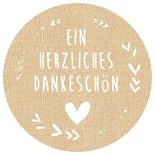 jijAcraft Dankeschön Runde Aufkleber 96 Stk-5cmSelbstklebend Sticker in Jute Klebeetiketten Dank Runde Etiketten Kraftpapier braun Homemade Aufkleber Marmelade für Dankeskarten Geschenktüten Hochzeit jijAcraft Dankeschön Runde Aufkleber 96 Stk-5cmSelbstklebend Sticker in Jute Klebeetiketten Dank Runde Etiketten Kraftpapier braun Homemade Aufkleber Marmelade für Dankeskarten Geschenktüten Hochzeit von jijAcraft