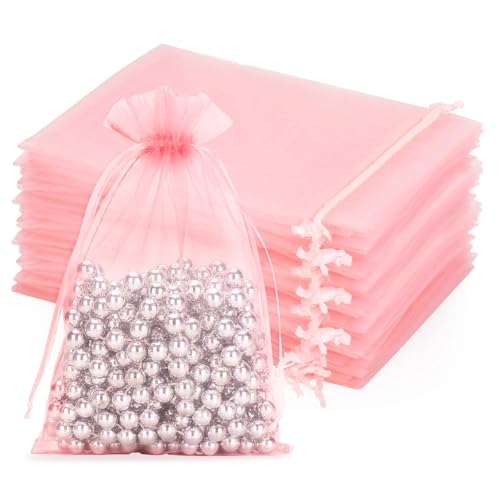 jijAcraft Babyrosa Groß Organzasäckchen 13x18cm: Geschenksäckchen mit Zugban Transparent Schmucksäckchen 50 Stück Organza Beutel Hochzeit zum Befüllen Geschenk Bonbon jijAcraft Babyrosa Groß Organzasäckchen 13x18cm: Geschenksäckchen mit Zugban Transparent Schmucksäckchen 50 Stück Organza Beutel Hochzeit zum Befüllen Geschenk Bonbon von jijAcraft
