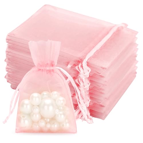 jijAcraft Babyrosa Klein Organzasäckchen 7x9cm: Geschenksäckchen mit Zugban Transparent Schmucksäckchen 100 Stück Organza Beutel Hochzeit zum Befüllen Geschenk Bonbon jijAcraft Babyrosa Klein Organzasäckchen 7x9cm: Geschenksäckchen mit Zugban Transparent Schmucksäckchen 100 Stück Organza Beutel Hochzeit zum Befüllen Geschenk Bonbon von jijAcraft