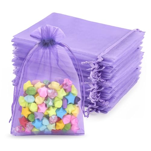 jijAcraft Lila Organzasäckchen 10x15cm: Geschenksäckchen mit Zugban Transparent Schmucksäckchen 50 Stück Organza Beutel Hochzeit zum Befüllen Geschenk Bonbon jijAcraft Lila Organzasäckchen 10x15cm: Geschenksäckchen mit Zugban Transparent Schmucksäckchen 50 Stück Organza Beutel Hochzeit zum Befüllen Geschenk Bonbon von jijAcraft