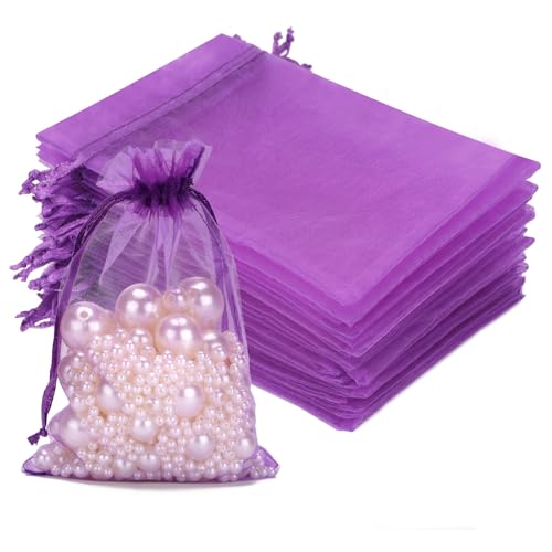 jijAcraft Organzasäckchen Hochzeit Lila Organza Beutel 10 * 15CM, 50 Stück mit Kordelzug, Bonbons Geschenk Schmuckbeutel, Geschenktüten für Hochzeiten jijAcraft Organzasäckchen Hochzeit Lila Organza Beutel 10 * 15CM, 50 Stück mit Kordelzug, Bonbons Geschenk Schmuckbeutel, Geschenktüten für Hochzeiten von jijAcraft