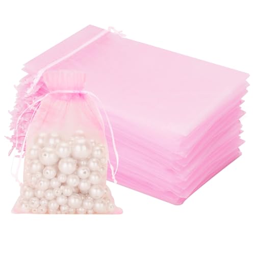 jijAcraft Organzasäckchen Hochzeit Rosa Organza Beutel 10 * 15CM, 50 Stück mit Kordelzug, Bonbons Geschenk Schmuckbeutel, Geschenktüten für Hochzeiten jijAcraft Organzasäckchen Hochzeit Rosa Organza Beutel 10 * 15CM, 50 Stück mit Kordelzug, Bonbons Geschenk Schmuckbeutel, Geschenktüten für Hochzeiten von jijAcraft
