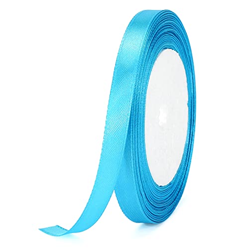 JijAcraft Satinband Blau 10mm Schleifenband Dekoration für Hochzeit, Weihnachten, Taufe - 22m Dekoband, Geschenkband für Geschenkverpackung JijAcraft Satinband Blau 10mm Schleifenband Dekoration für Hochzeit, Weihnachten, Taufe - 22m Dekoband, Geschenkband für Geschenkverpackung von jijAcraft