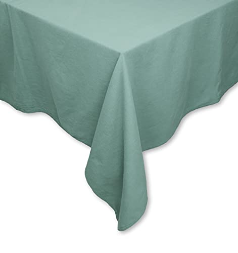 Tischdecke Tischwäsche Leinen-Optik Lissabon Uni einfarbig Tischtuch Verschiedene Größen/Farben (Steinblau, 160 x 300 cm) von jilda-tex