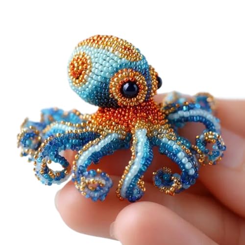 jileijar Octopus Perlenstickerei-Set, Anfängerfreundliche Kreatur, Perlenstickerei, Tiere, Perlenstickerei, dreidimensionale C-Kits, jileijar Octopus Perlenstickerei-Set, Anfängerfreundliche Kreatur, Perlenstickerei, Tiere, Perlenstickerei, dreidimensionale C-Kits, von jileijar