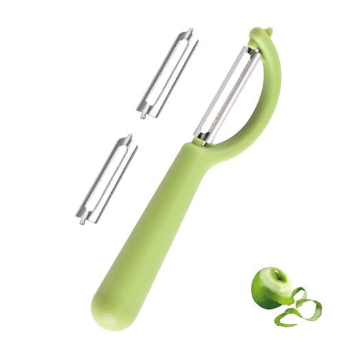 P-Schäler für Tupper mit 2 Ersatzklingen für Tupperware Sparschäler Gemüse Universell Kartoffelschäler Spargelschäler Gemüseschäler Peeler Müheloses Schälen,Einsetzbar,Spülmaschinenfest,Edelstahl,Grün P-Schäler für Tupper mit 2 Ersatzklingen für Tupperware Sparschäler Gemüse Universell Kartoffelschäler Spargelschäler Gemüseschäler Peeler Müheloses Schälen,Einsetzbar,Spülmaschinenfest,Edelstahl,Grün von jinduodf