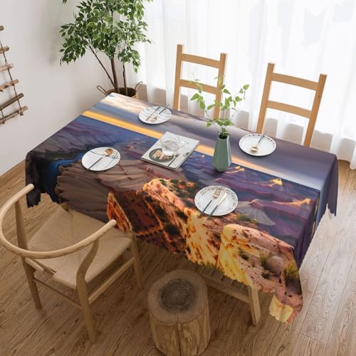 Beauty Grand Canyon Tischdecke, quadratisch, passend für Couchtische, Küchen, Restaurants und Schreibtisch-Dekoration von jingong