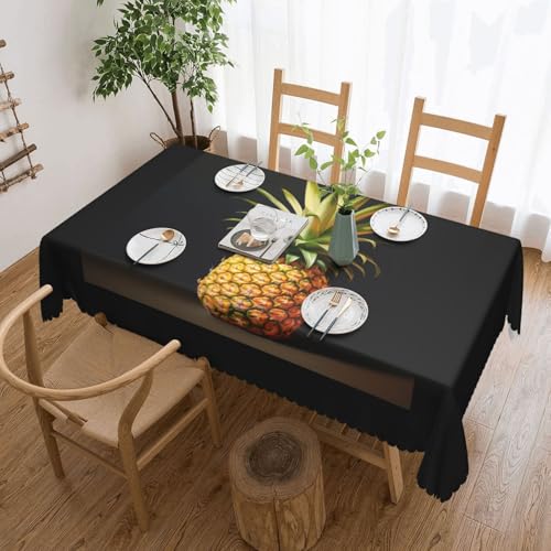 Quadratische Tischdecke mit Ananas-Malerei, geeignet für Couchtische, Küchen, Restaurants und Schreibtisch-Dekoration Quadratische Tischdecke mit Ananas-Malerei, geeignet für Couchtische, Küchen, Restaurants und Schreibtisch-Dekoration von jingong