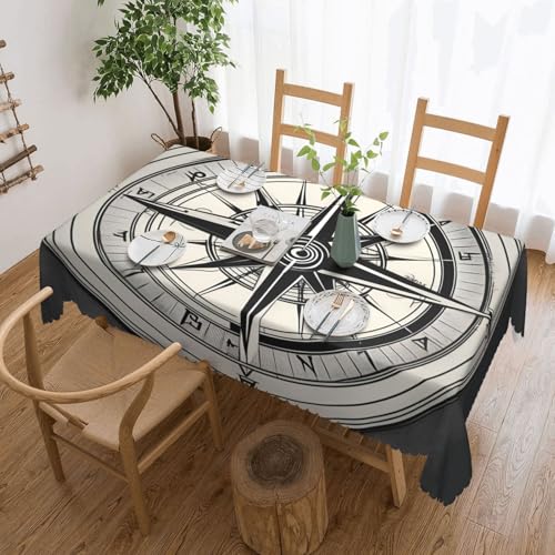 jingong 1 quadratische Tischdecke "Law of the Compass", passend für Couchtische, Küchen, Restaurants und Schreibtisch-Dekoration jingong 1 quadratische Tischdecke "Law of the Compass", passend für Couchtische, Küchen, Restaurants und Schreibtisch-Dekoration von jingong