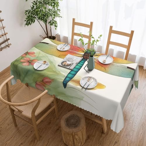 jingong Bunte Libellen-Tischdecke, quadratisch, passend für Couchtische, Küchen, Restaurants und Schreibtisch-Dekoration jingong Bunte Libellen-Tischdecke, quadratisch, passend für Couchtische, Küchen, Restaurants und Schreibtisch-Dekoration von jingong