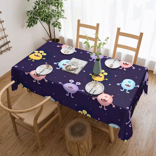 jingong Bunte Monster-Tischdecke mit Cartoon-Motiv, geeignet für Couchtische, Küchen, Restaurants und Schreibtisch-Dekoration jingong Bunte Monster-Tischdecke mit Cartoon-Motiv, geeignet für Couchtische, Küchen, Restaurants und Schreibtisch-Dekoration von jingong
