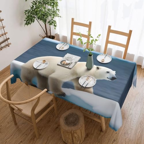 jingong Eisbär-Tischdecke, quadratisch, geeignet für Couchtische, Küchen, Restaurants und Schreibtisch-Dekoration jingong Eisbär-Tischdecke, quadratisch, geeignet für Couchtische, Küchen, Restaurants und Schreibtisch-Dekoration von jingong