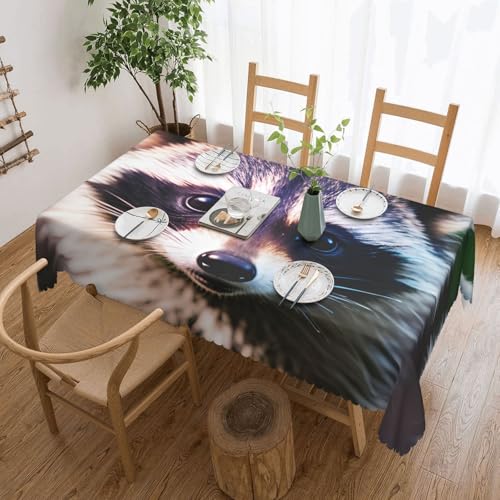 jingong Kleine Waschbär-Gesicht, quadratische Tischdecke, passend für Couchtische, Küchen, Restaurants und Schreibtisch-Dekoration jingong Kleine Waschbär-Gesicht, quadratische Tischdecke, passend für Couchtische, Küchen, Restaurants und Schreibtisch-Dekoration von jingong
