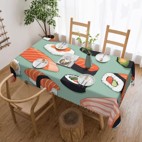 jingong Köstliche Sushi-Tischdecke, quadratisch, passend für Couchtische, Küchen, Restaurants und Schreibtisch-Dekoration von jingong