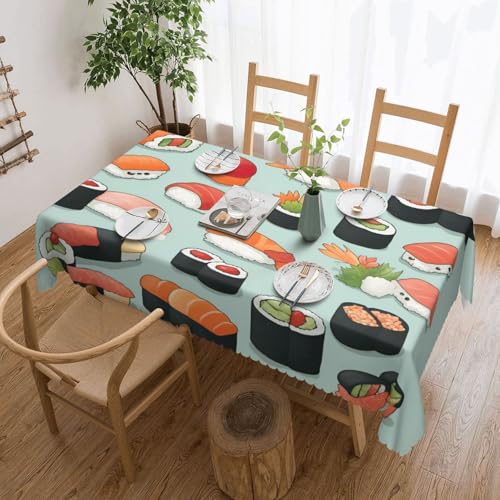 jingong Köstliche quadratische Sushi-Tischdecke, geeignet für Couchtische, Küchen, Restaurants und Schreibtisch-Dekoration von jingong