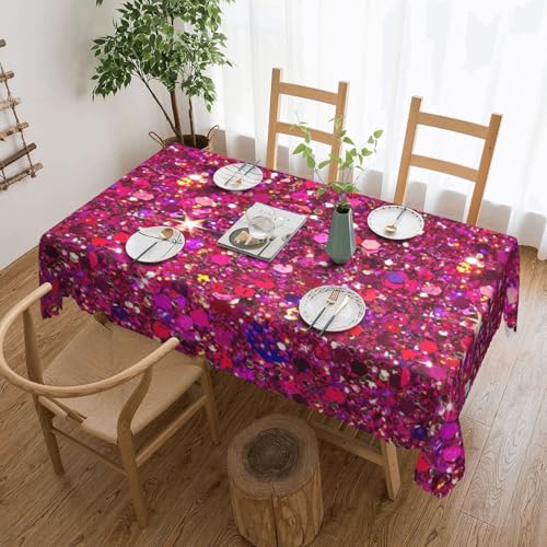jingong Quadratische Tischdecke mit Glitzermuster, geeignet für Couchtische, Küchen, Restaurants und Schreibtisch-Dekoration jingong Quadratische Tischdecke mit Glitzermuster, geeignet für Couchtische, Küchen, Restaurants und Schreibtisch-Dekoration von jingong