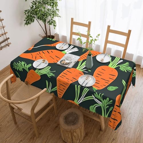 jingong Quadratische Tischdecke mit Karottenmuster, quadratisch, passend für Couchtische, Küchen, Restaurants und Schreibtisch-Dekoration jingong Quadratische Tischdecke mit Karottenmuster, quadratisch, passend für Couchtische, Küchen, Restaurants und Schreibtisch-Dekoration von jingong