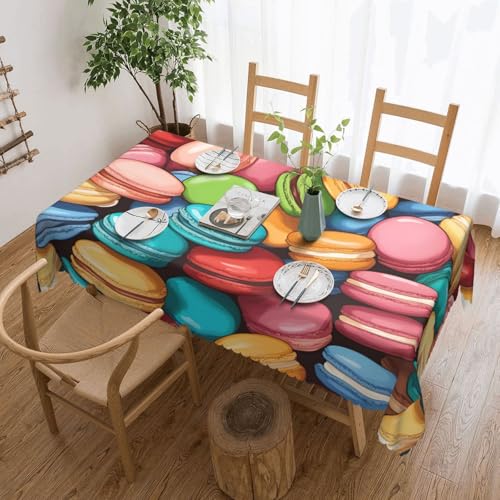 jingong Quadratische Tischdecke mit Macaron-Keksgeschmack, geeignet für Couchtische, Küchen, Restaurants und Schreibtisch-Dekoration jingong Quadratische Tischdecke mit Macaron-Keksgeschmack, geeignet für Couchtische, Küchen, Restaurants und Schreibtisch-Dekoration von jingong