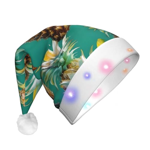 jingong Tropische Ananas Hawaiianische Weihnachtsmannmützen Erwachsene, Unisex Weihnachten Nikolausmütze mit Flanell, Nikolausmützen für Urlaub Kostüm Partys jingong Tropische Ananas Hawaiianische Weihnachtsmannmützen Erwachsene, Unisex Weihnachten Nikolausmütze mit Flanell, Nikolausmützen für Urlaub Kostüm Partys von jingong