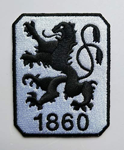 2stk TSV 1860 Muenchen Aufnäher Patch Football Fussball Soccer Club Iron on bügelbild aufbügler Badge von jingtongda