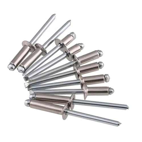 10/20 stücke 304 Edelstahl Flache Senkkopf Pop Open Pull Blindnieten Selbst-plugging Niet Dekoration Nagel Blindniete(M3.0 (20Pcs),8mm) von jiuxinyun