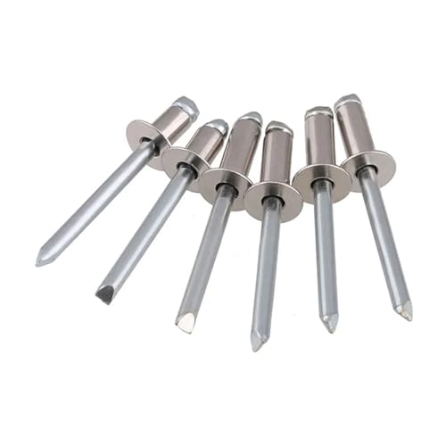 10/20 stücke 304 Edelstahl Flache Senkkopf Pop Open Pull Blindnieten Selbst-plugging Niet Dekoration Nagel Blindniete(M4.0 (10Pcs),13mm) von jiuxinyun