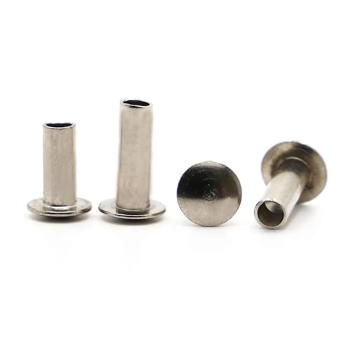 10–50 Stück GB873 M2 M2.5 M3 M4 M5 M6 plattierter Stahl, rund, flach, Flachkopf, Halbhohlschaft, Niete(M2.5 50pcs,3mm) von jiuxinyun