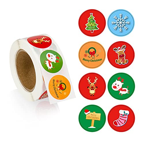 Selbstklebende Weihnachten Aufkleber, Weihnachtliche Aufkleber Rolle 500 Stück Weihnachtsaufkleber Geschenk Sticker Xmas Aufkleber Rund Geschenk Aufkleber Weihnachtsmann Schneemann Elch Aufkleber Selbstklebende Weihnachten Aufkleber, Weihnachtliche Aufkleber Rolle 500 Stück Weihnachtsaufkleber Geschenk Sticker Xmas Aufkleber Rund Geschenk Aufkleber Weihnachtsmann Schneemann Elch Aufkleber von jiuzcare